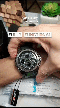 🔩 Duro como el acero , fuerte como tu: Reloj Sanda 6008 🔩
