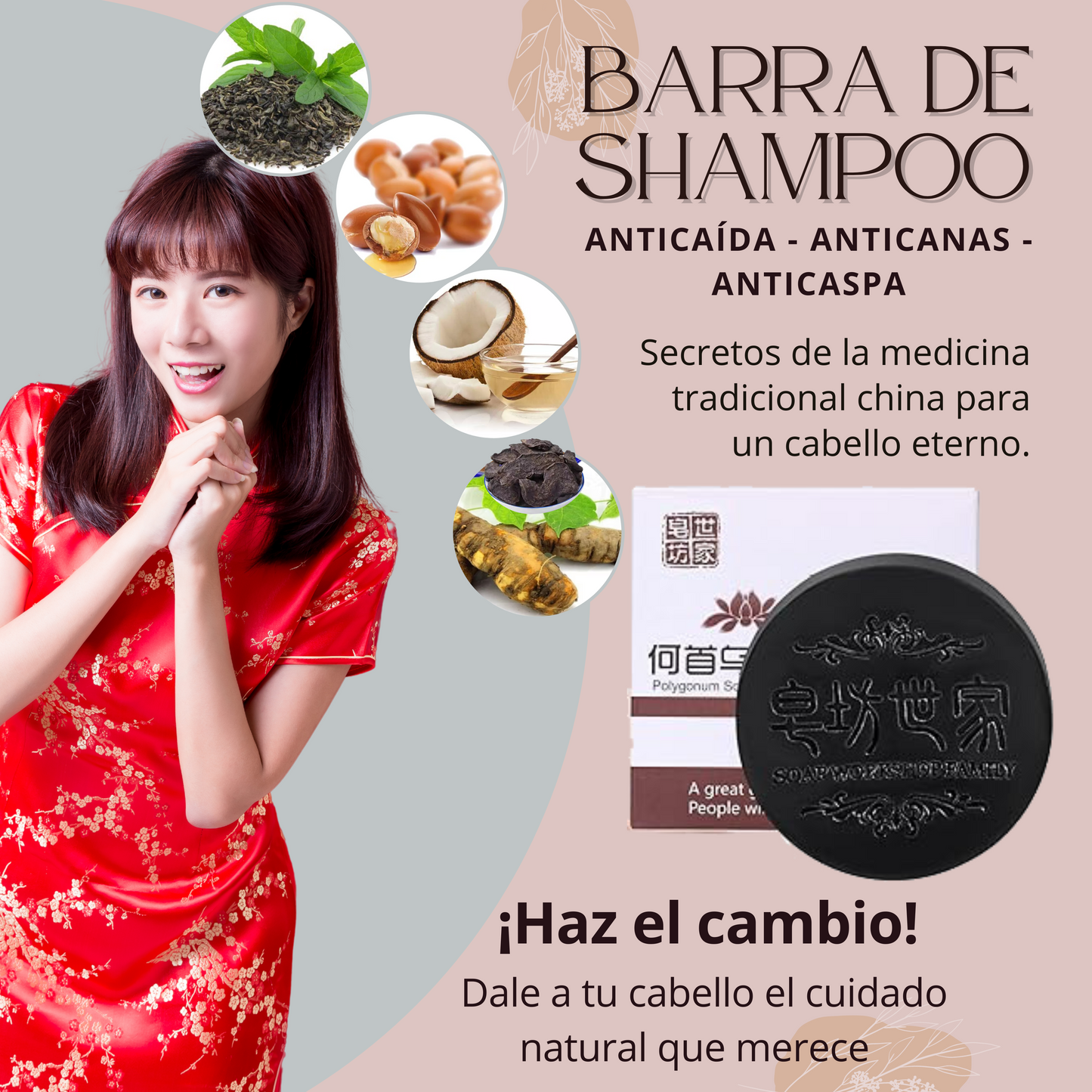 ¡EXCLUSIVO SHAMPOO ANTICAIDA, ANTICASPA Y ANTICANAS 2 X 1! 💯