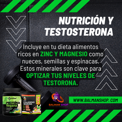 ¡PROTEÍNA VEGANA AUMENTA TESTOSTERONA 500 G ¡HOY! GRATIS COLÁGENO MARINO DE 125 G