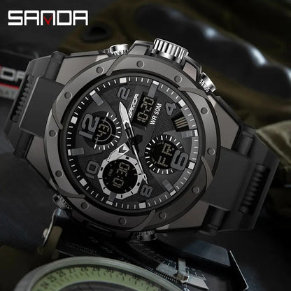 🔩 Duro como el acero , fuerte como tu: Reloj Sanda 6008 🔩