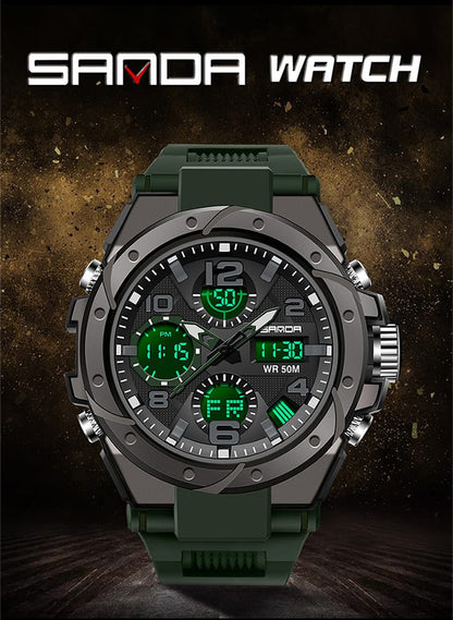 🔩 Duro como el acero , fuerte como tu: Reloj Sanda 6008 🔩