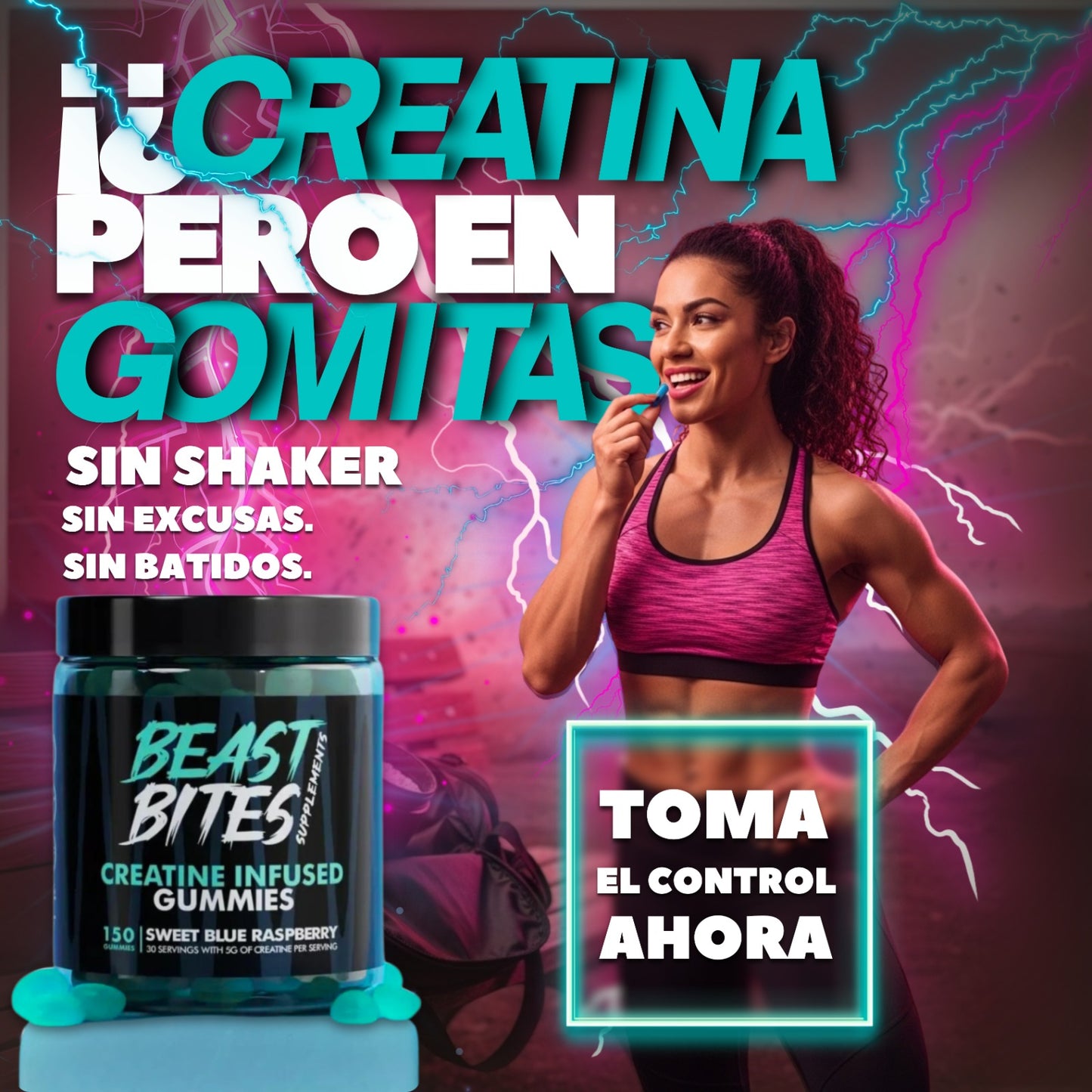 💥 BEAST BITES La Revolución de la Creatina💥